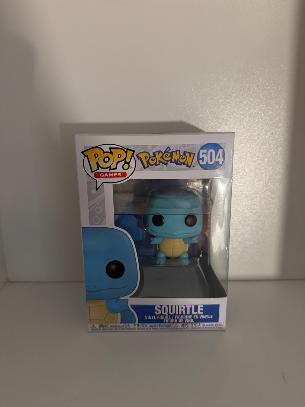 Funko Squirtle Pop! Vinyl Figure - Blue and Cream